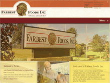 Tablet Screenshot of farbestfoods.com